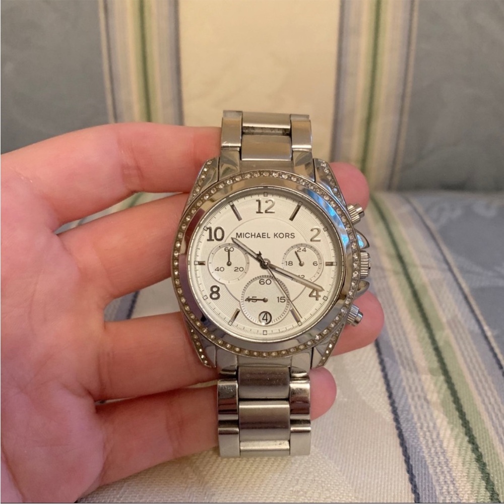 Michael Kors Silver Blair Watch